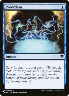 Preordain [Secret Lair: Heads I Win, Tails You Lose]-1