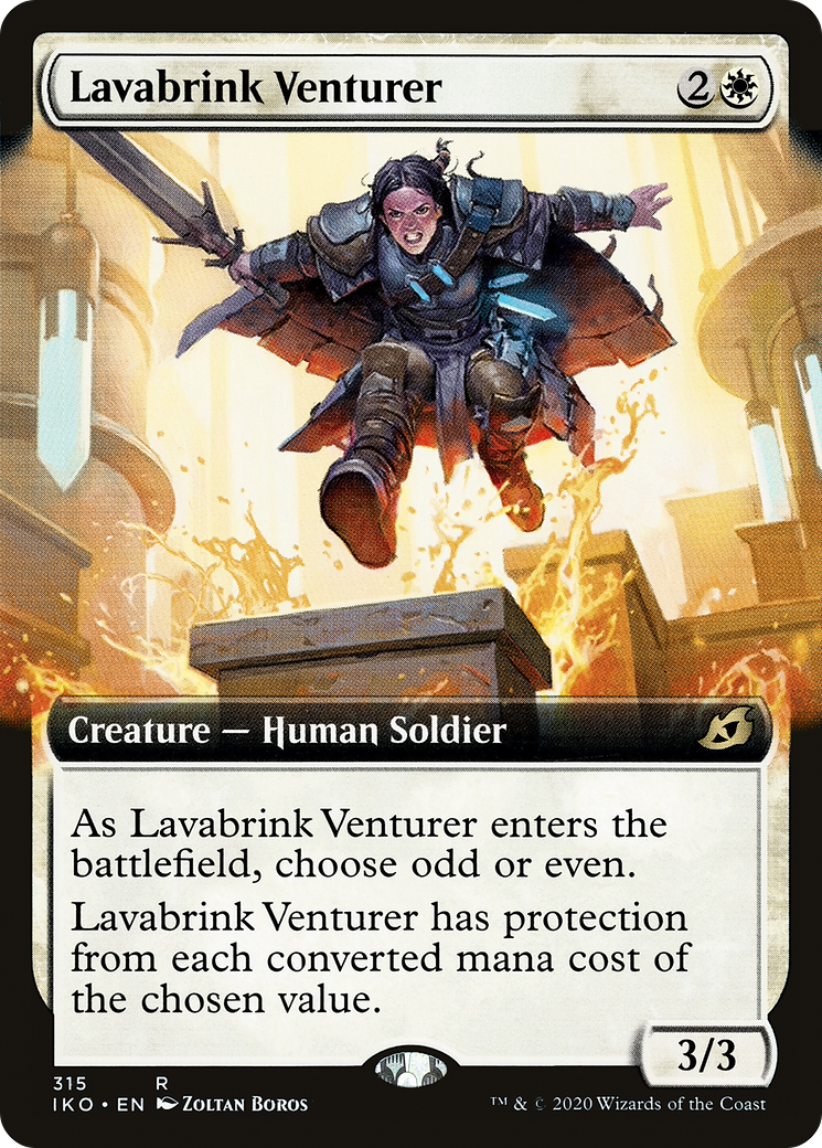 Lavabrink Venturer (Extended Art) [Ikoria: Lair of Behemoths]-1