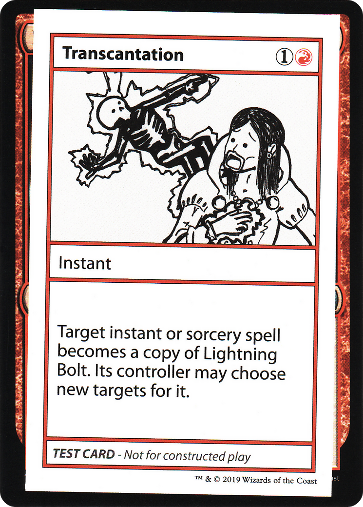 Transcantation (No PW Symbol) (CMB1-) - Mystery Booster Playtest Cards 2021-1