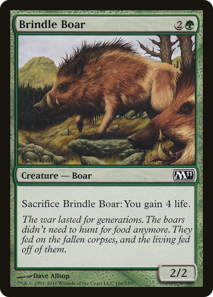Brindle Boar [Magic 2011]-1