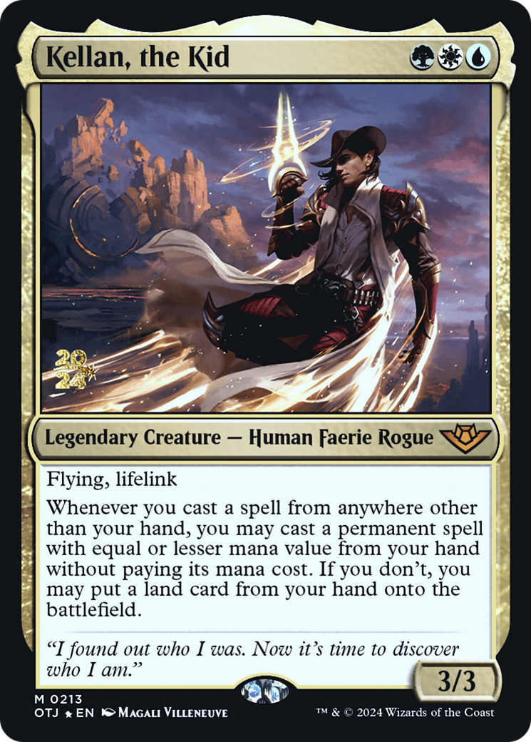 Kellan, the Kid [Outlaws of Thunder Junction Prerelease Promos]-1