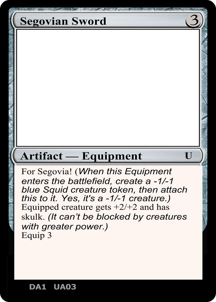 Segovian Sword (UNK-UA03E) - Unknown Event-1