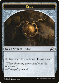Clue Token (011/018) [Shadows over Innistrad Tokens]-1