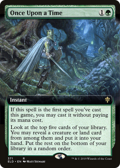 Once Upon a Time (Extended Art) [Throne of Eldraine]-1