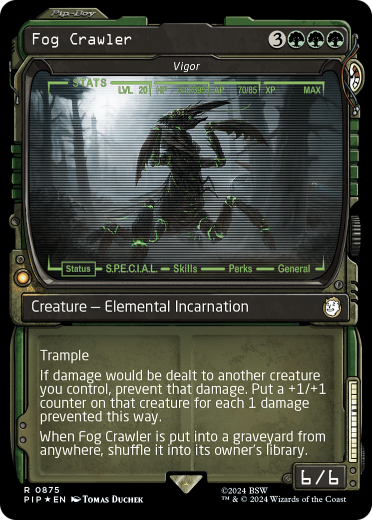 Fog Crawler - Vigor (Showcase) (Surge Foil) [Fallout]-1