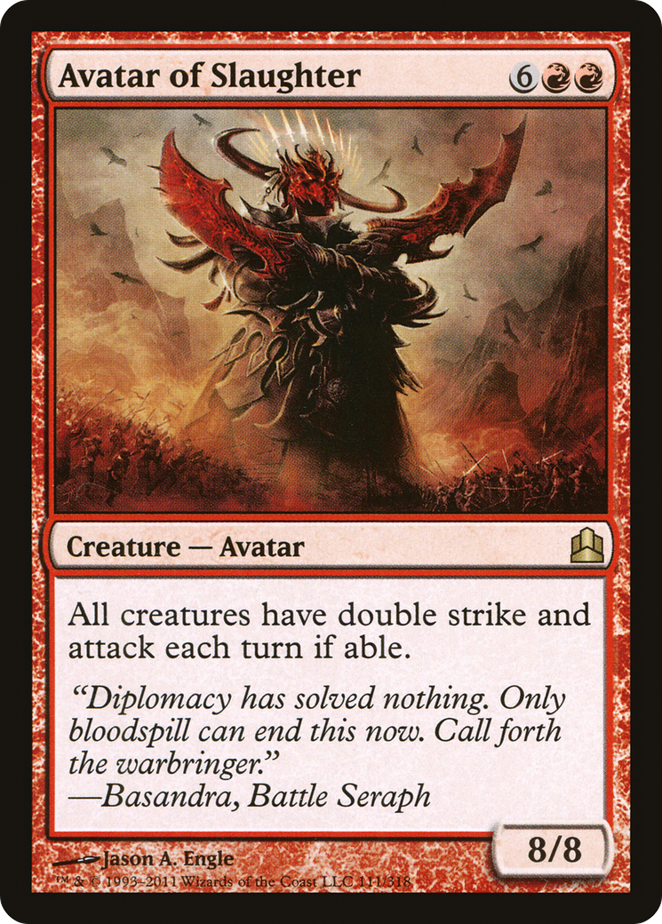 Avatar of Slaughter [Commander 2011]-1