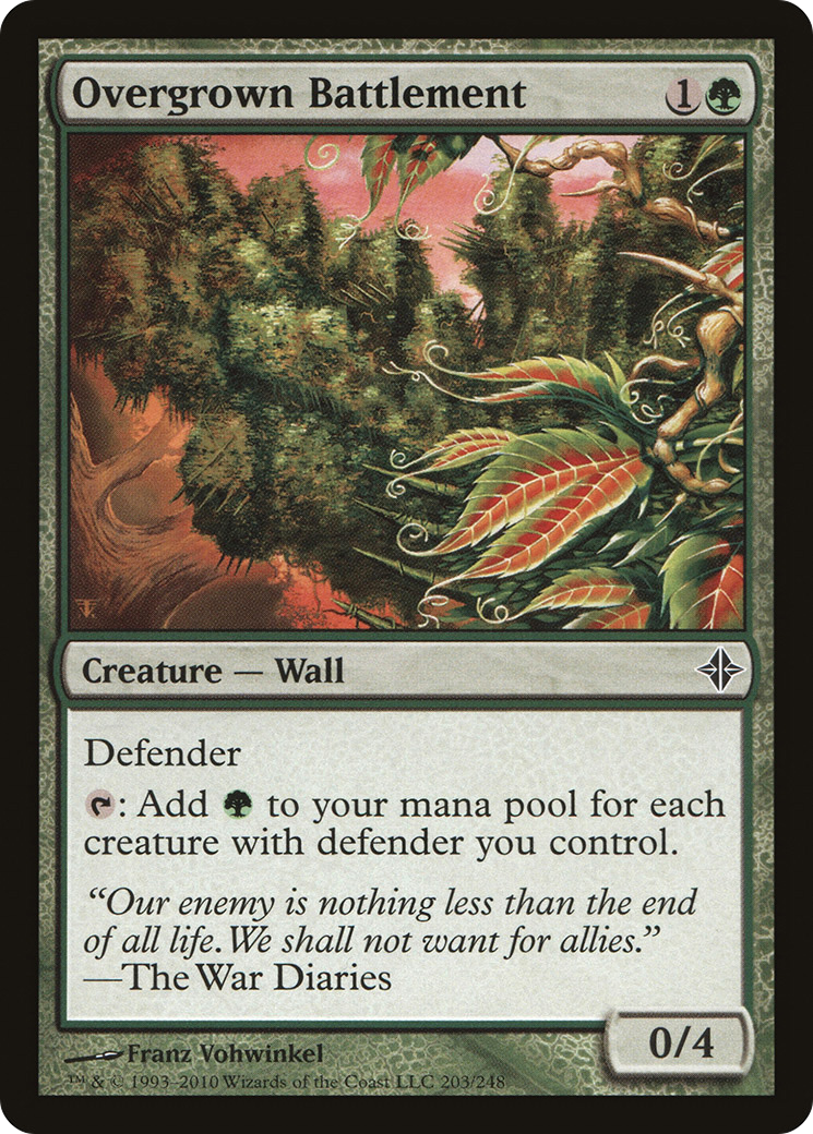 Overgrown Battlement [Rise of the Eldrazi]-1