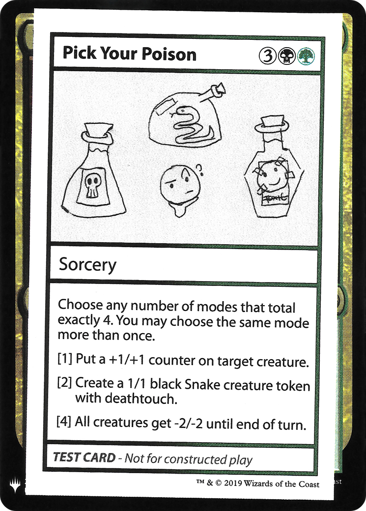 Pick Your Poison [Mystery Booster Playtest Cards]-1