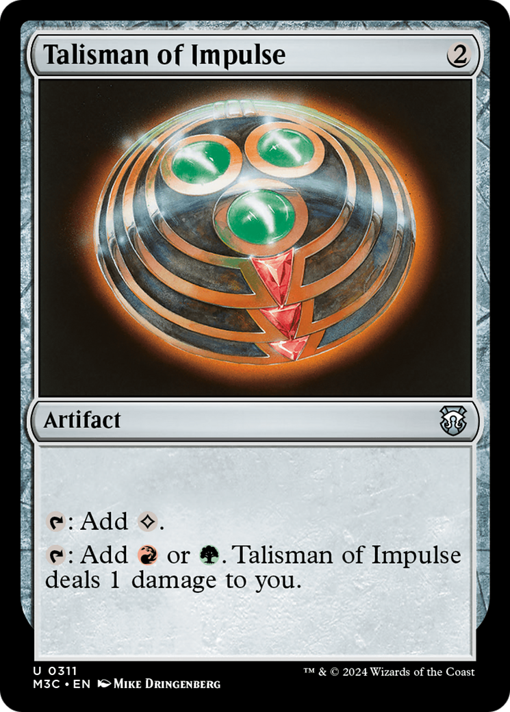 Talisman of Impulse [Modern Horizons 3 Commander]-1