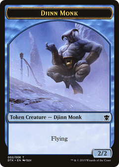 Djinn Monk Token [Dragons of Tarkir Tokens]-1