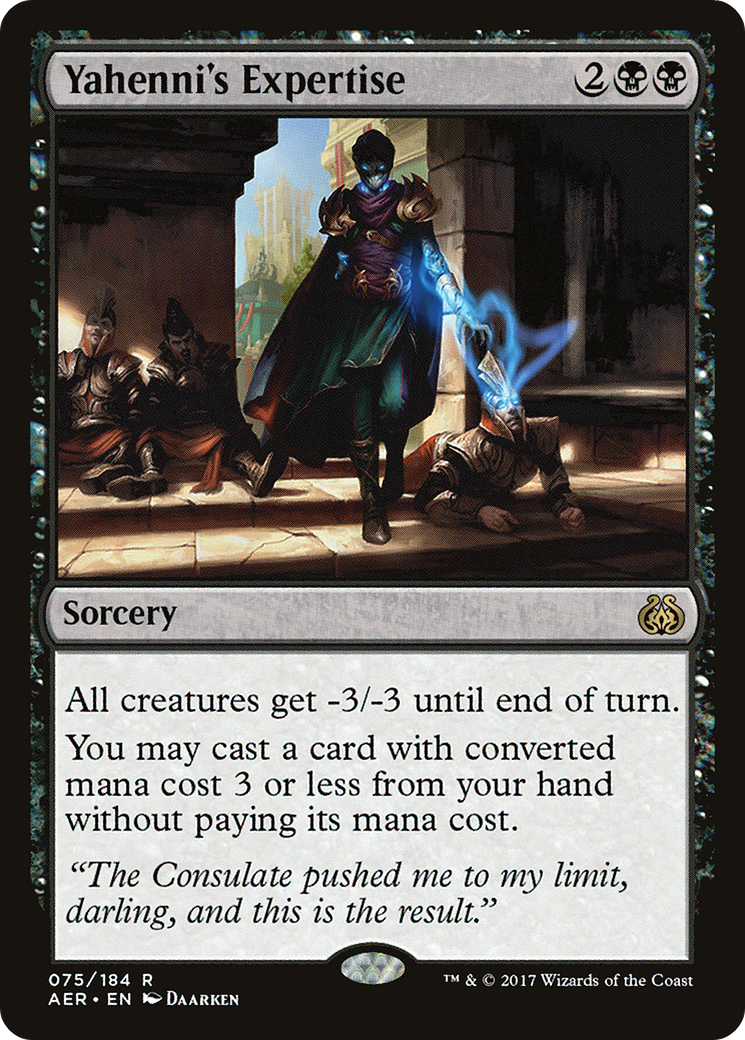 Yahenni's Expertise (AER-075) - Aether Revolt Foil-1