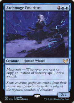 Archmage Emeritus (Bundle) [Strixhaven: School of Mages Promos]-1