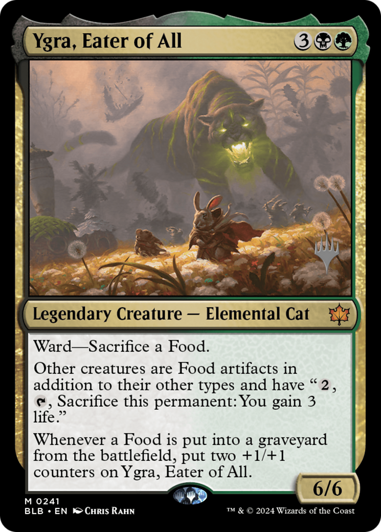 Ygra, Eater of All (PPBLB-241) - Bloomburrow Promos Foil-1