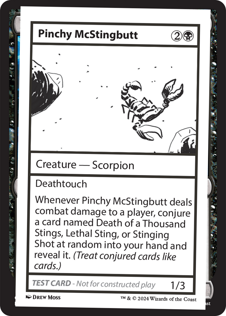 Pinchy McStingbutt [Mystery Booster 2 Playtest Cards]-1