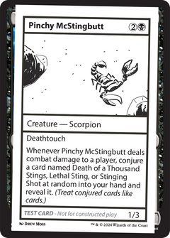 Pinchy McStingbutt [Mystery Booster 2 Playtest Cards]-1