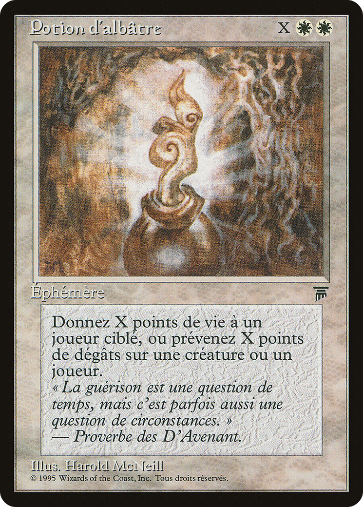 Alabaster Potion (French) - "Potion d'albatre" (REN-) - Renaissance-1