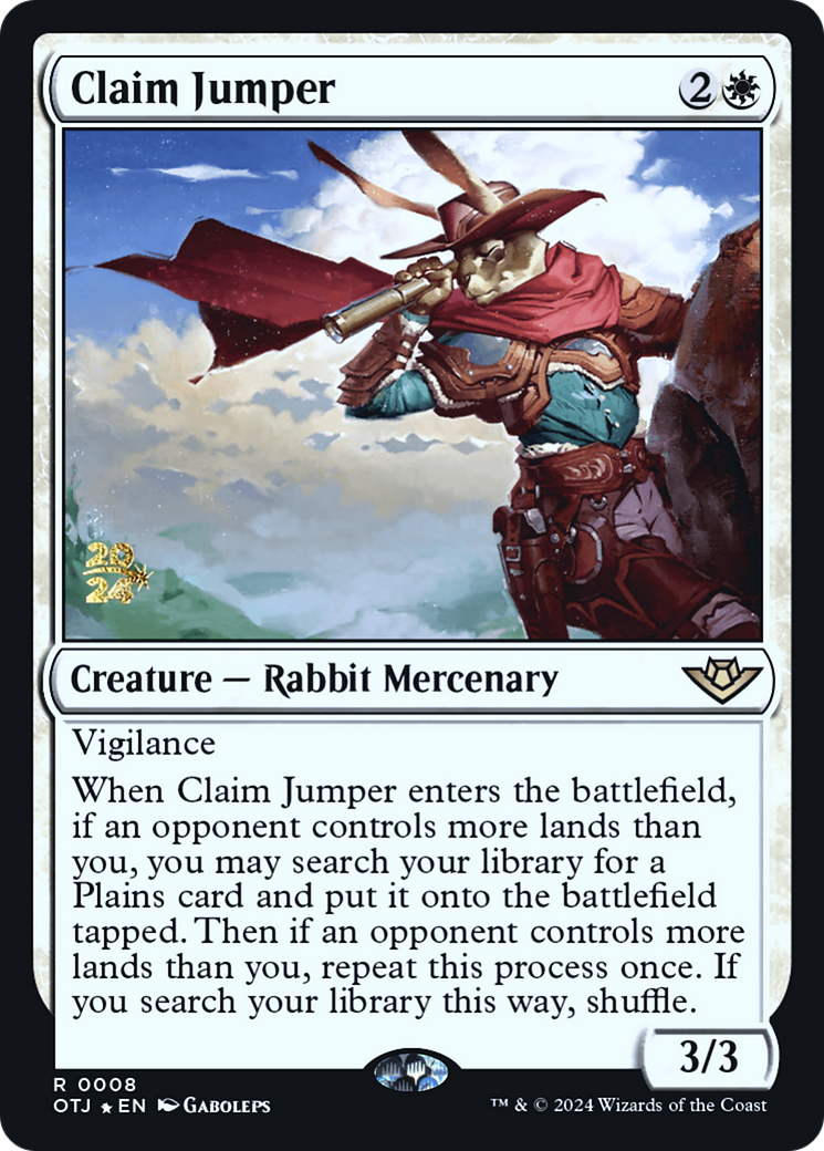 Claim Jumper [Outlaws of Thunder Junction Prerelease Promos]-1