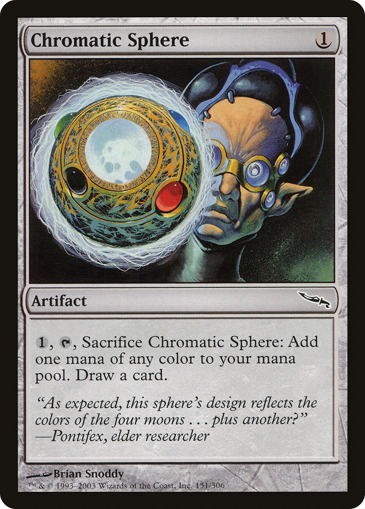 Chromatic Sphere [Mirrodin]-1