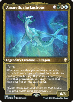 Amareth, the Lustrous (Etched) [Commander Legends]-1