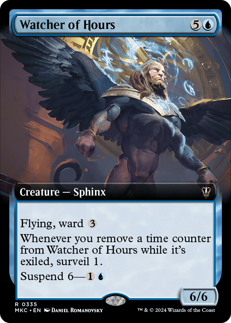 Watcher of Hours (Extended Art) (MKC-335) - Murders at Karlov Manor Commander: (Extended Art)-1
