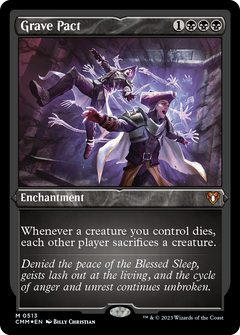 Grave Pact (CMM-513) - Commander Masters Etched Foil-1