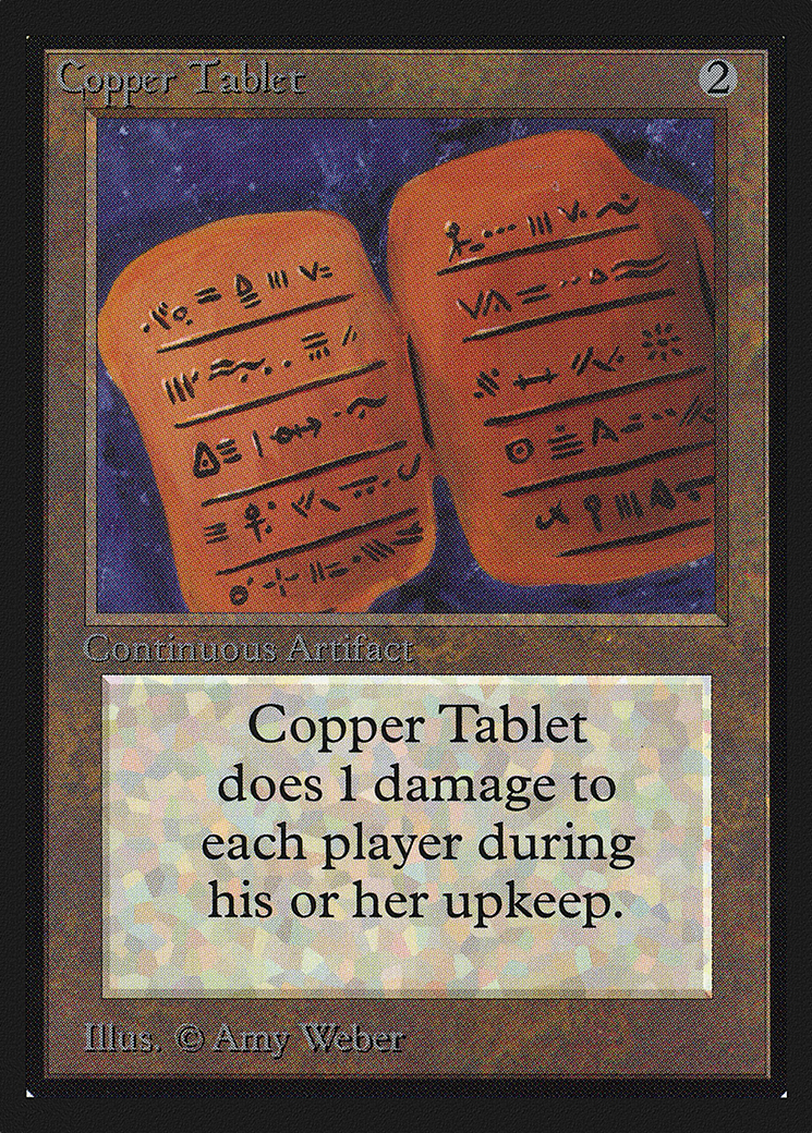 Copper Tablet (IE) (IED-) - Intl. Collectors' Edition-1