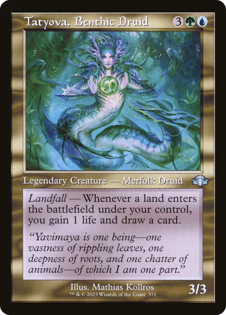 Tatyova, Benthic Druid (Retro) [Dominaria Remastered]-1