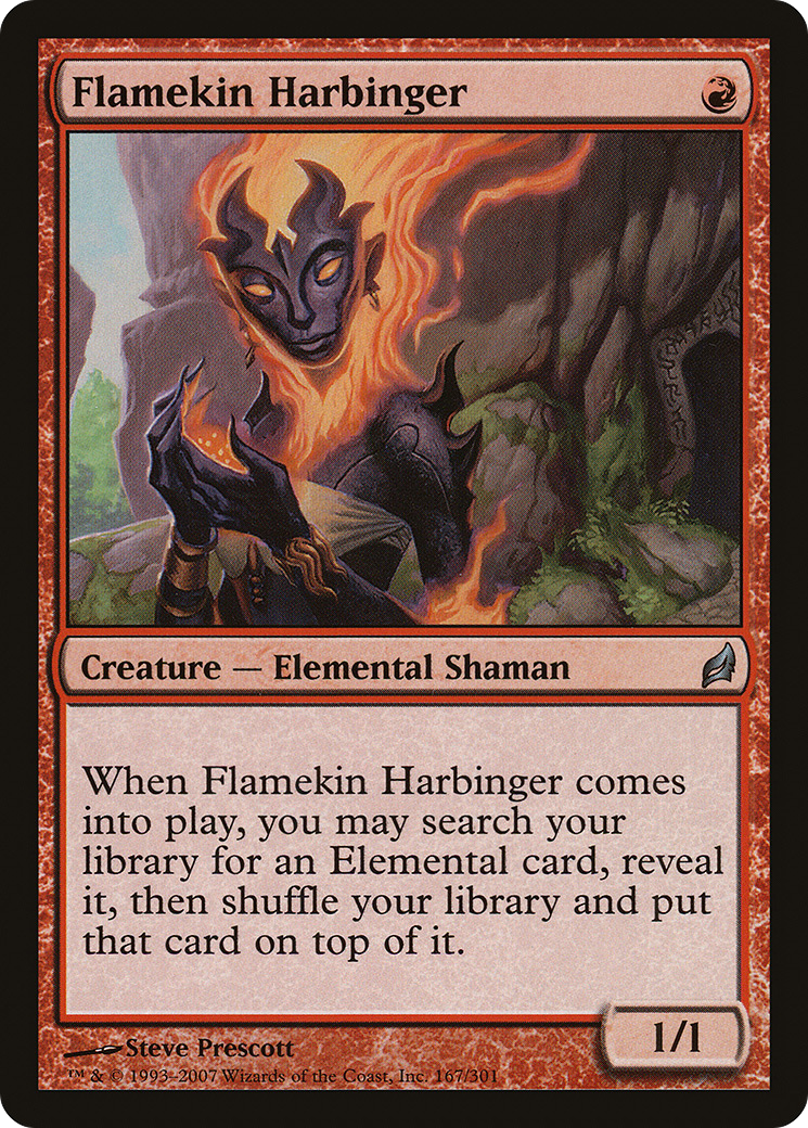 Flamekin Harbinger [Lorwyn]-1