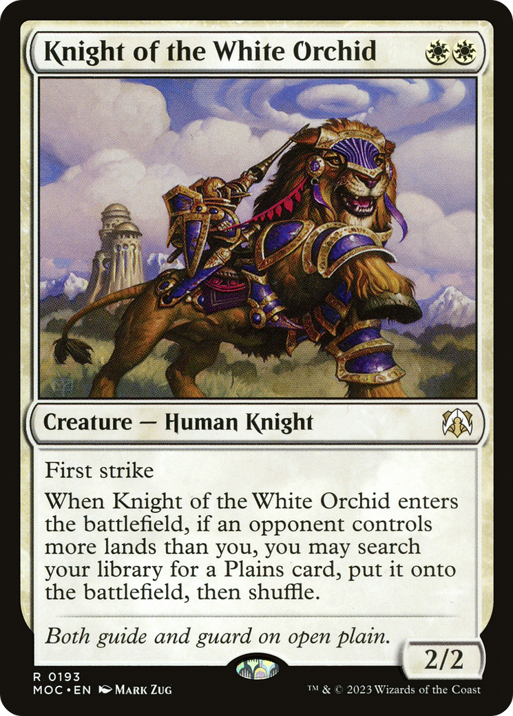 Knight of the White Orchid [March of the Machine Commander]-1