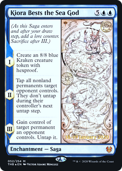Kiora Bests the Sea God [Theros Beyond Death Prerelease Promos]-1