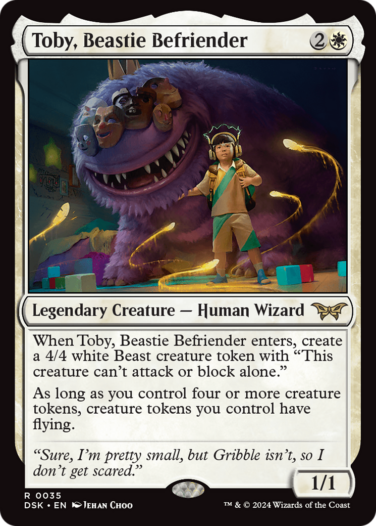 Toby, Beastie Befriender [Duskmourn: House of Horror]-1