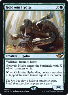 Goldvein Hydra [Outlaws of Thunder Junction Prerelease Promos]-1