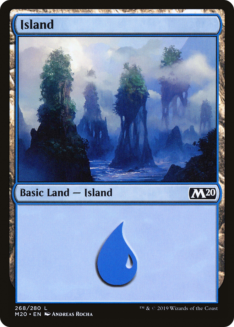 Island (268) [Core Set 2020]-1