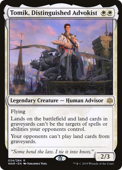 Tomik, Distinguished Advokist (WAR-034) - War of the Spark Foil-1