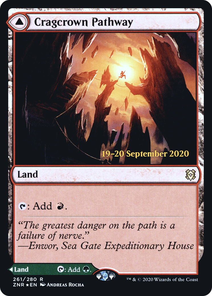 Cragcrown Pathway // Timbercrown Pathway [Zendikar Rising Prerelease Promos]-3