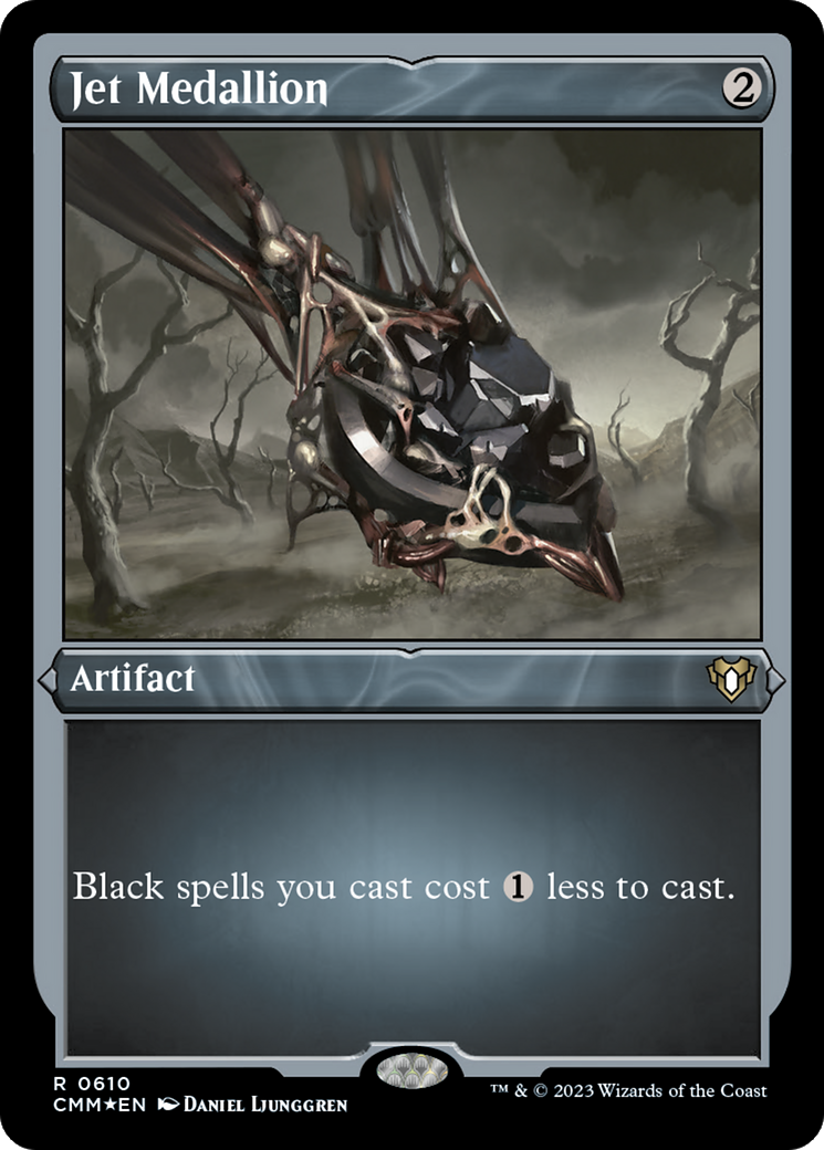 Jet Medallion (CMM-610) - Commander Masters Etched Foil-1