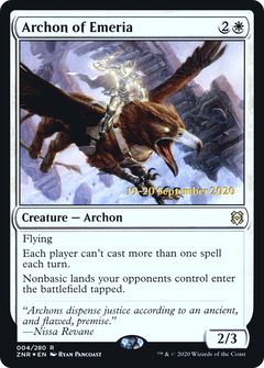 Archon of Emeria [Zendikar Rising Prerelease Promos]-1
