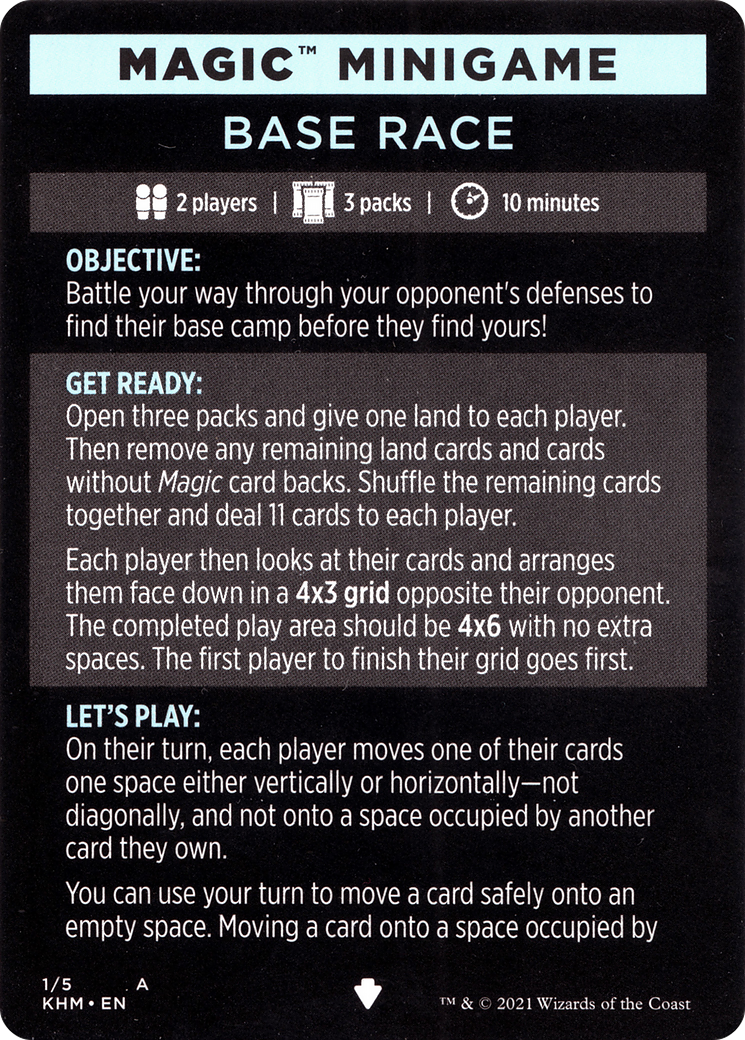 Base Race // Base Race (cont'd) (MKHM-001) - Kaldheim Minigames-3