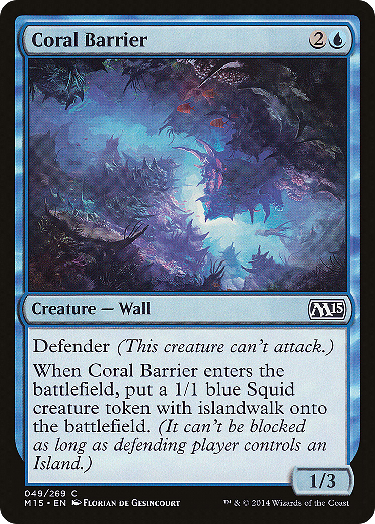 Coral Barrier [Magic 2015]-1