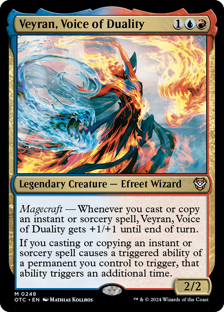 Veyran, Voice of Duality (OTC-248) - Outlaws of Thunder Junction Commander-1