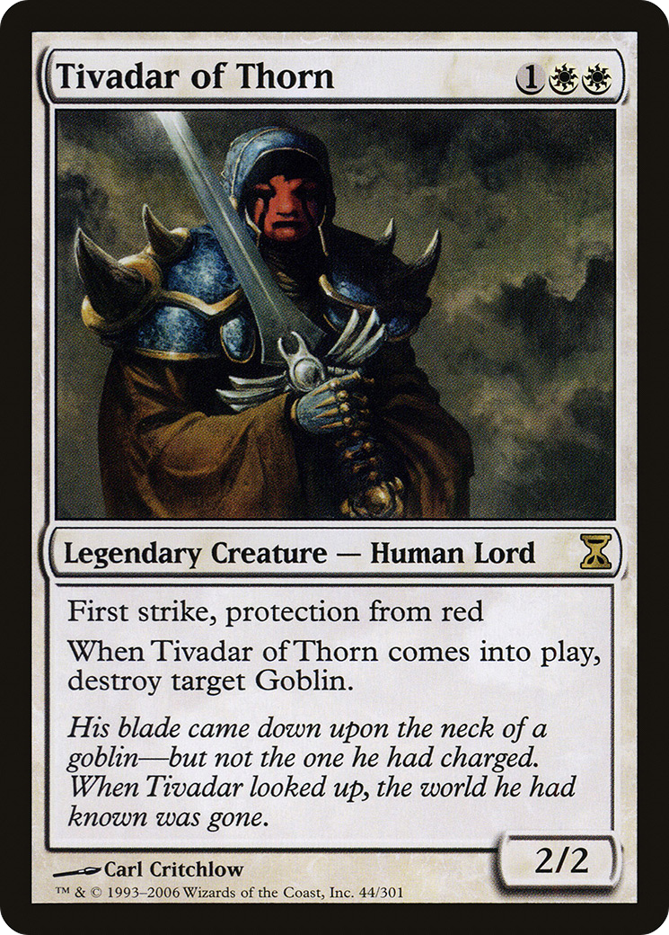 Tivadar of Thorn (TSP-044) - Time Spiral Foil-1