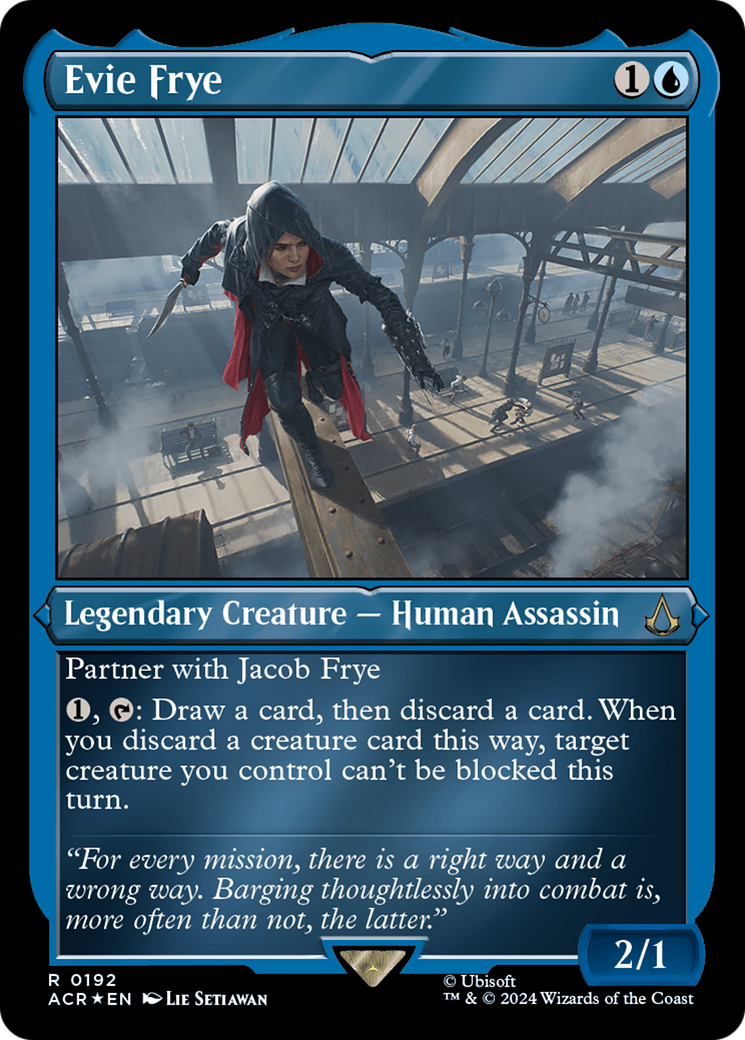 Evie Frye (ACR-192) - Assassin's Creed Etched Foil-1