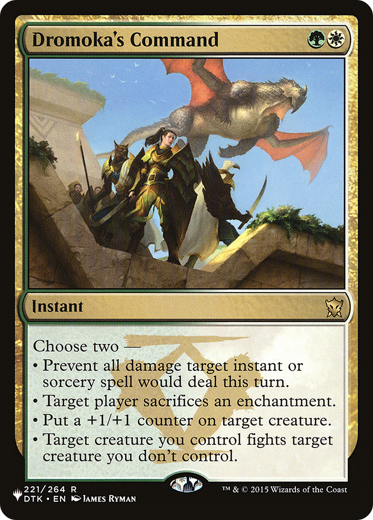 Dromoka's Command [The List]-1