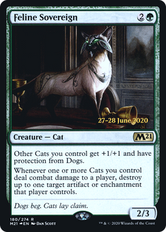 Feline Sovereign [Core Set 2021 Prerelease Promos]-1