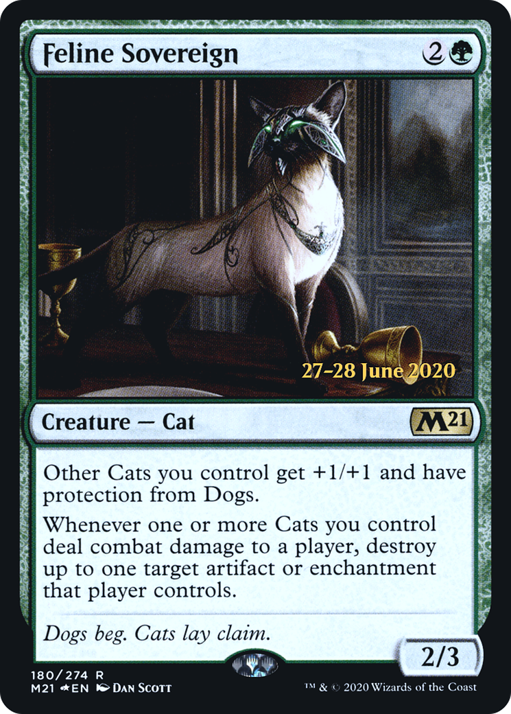 Feline Sovereign [Core Set 2021 Prerelease Promos]-1