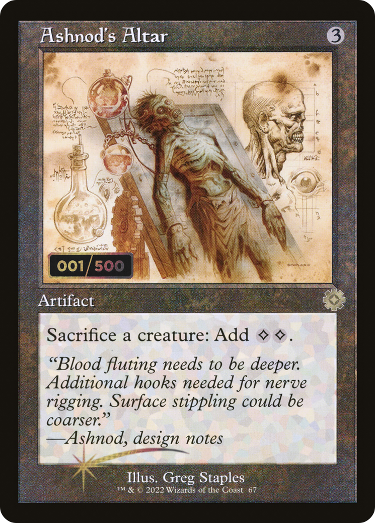 Ashnod's Altar (Retro Schematic) (Serialized) [The Brothers' War Retro Artifacts]-1