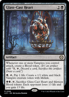 Glass-Cast Heart [The Lost Caverns of Ixalan Commander]-1