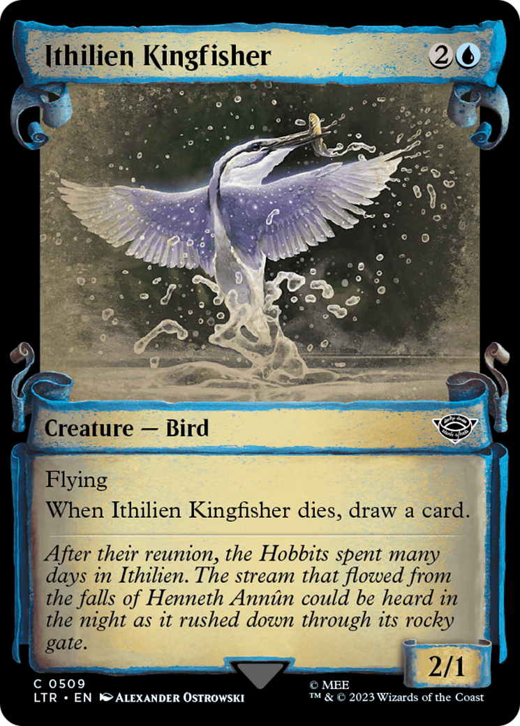 Ithilien Kingfisher [The Lord of the Rings: Tales of Middle-Earth Showcase Scrolls]-1