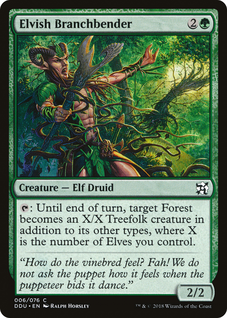Elvish Branchbender [Duel Decks: Elves vs. Inventors]-1