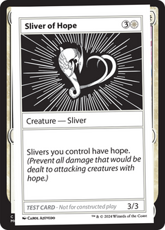 Sliver of Hope [Mystery Booster 2 Playtest Cards]-1